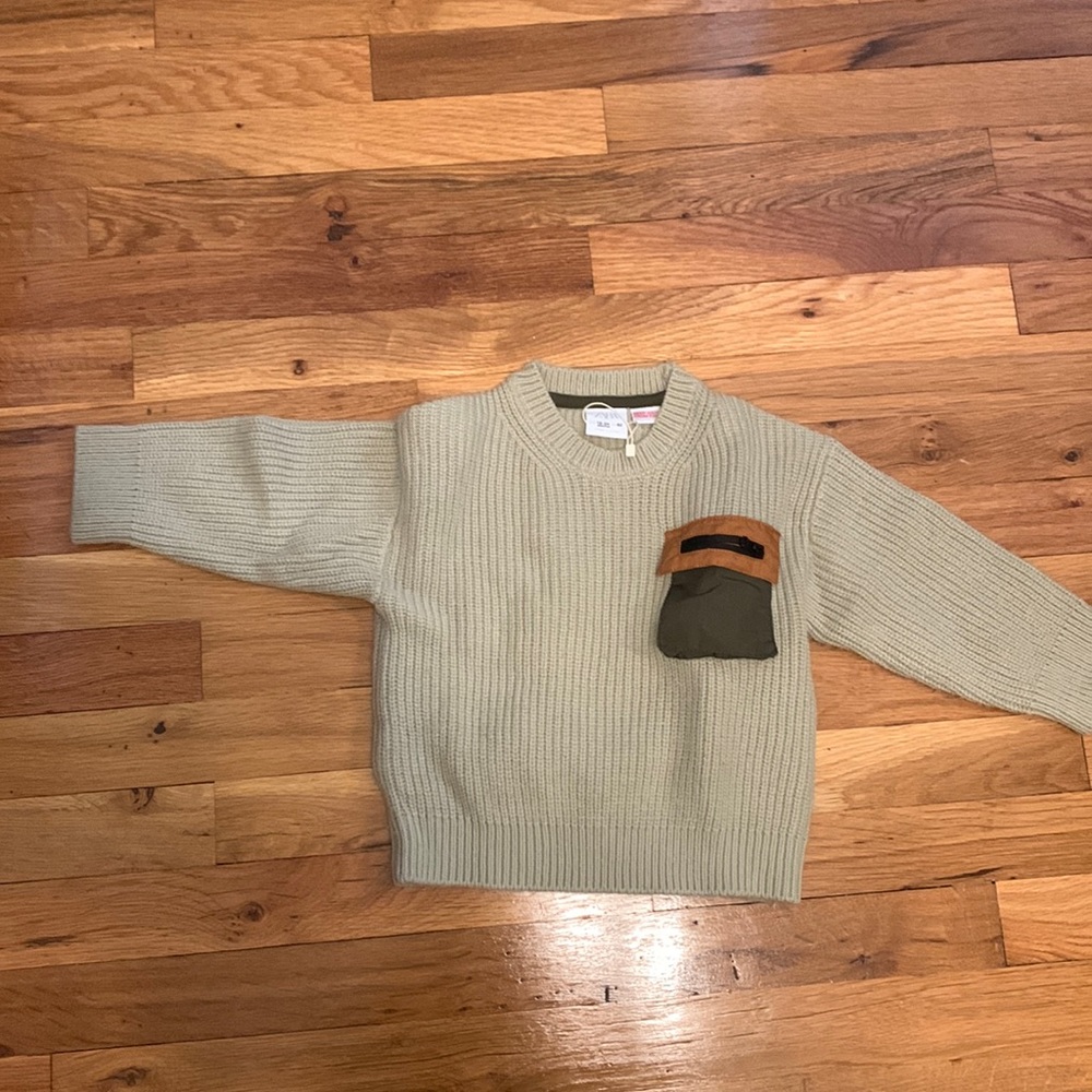 Zara boys sweater with pocket, 18-24 months, great condition